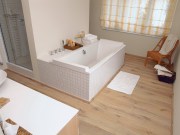 BAWART 3schicht Dielen, Eiche, gebürstet, weiß geölt