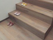 BAWART 3schicht Dielen, Eiche, gebürstet, angeräuchert, weiß geölt