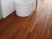 BAWART Massiv Parkett, Teak mit Sika Fuge
