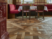 BAWART Massiv Tafelboden Versailles, Eiche, Welle, angeräuchert, geölt