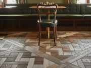 BAWART Massiv Tafelboden Versailles, Eiche, Welle, angeräuchert, geölt