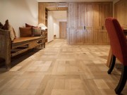 BAWART Tafelböden, Eiche, gehobelt/gealtert, angeräuchert, weiß geölt