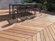 BAWART Terrassendielen FG45, Ipe/Lapacho, gehobelt, roh