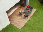 BAWART Terrassendielen, Ipe/Lapacho, gehobelt, gerundet, roh