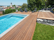 BAWART Terrassendielen, Ipe/Lapacho, gehobelt, roh