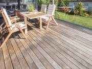 BAWART Terrassendielen, Thermoesche, gehobelt, roh