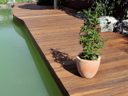 BAWART Terrassendielen, Ipe/Lapacho, gehobelt, roh