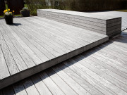 BAWART Terrassendielen Ipe/Lapacho, gehobelt, natürlich vergraut