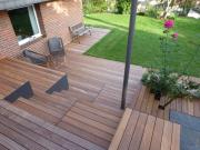 BAWART Terrassendielen, Ipe/Lapacho, gehobelt, roh